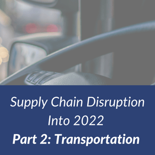 supply chain disruption of transportation