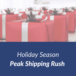 holiday season peak shipping rush