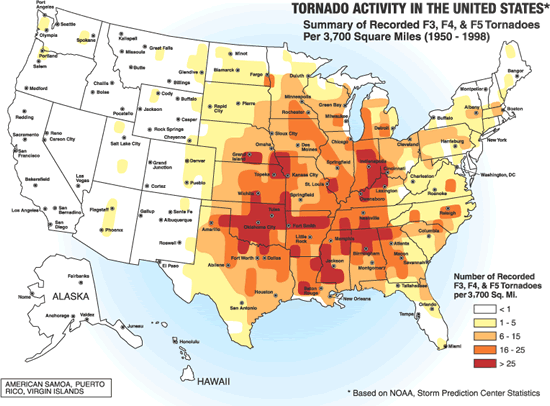 Tornado Activity in the United States